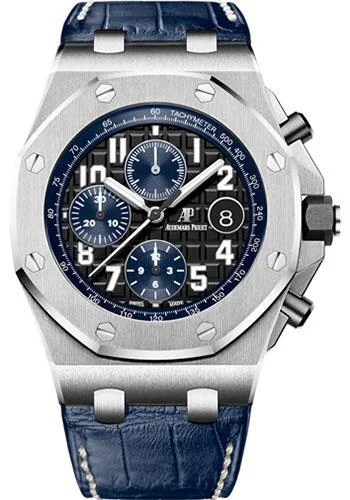 Audemars Piguet Royal Oak Offshore Chronograph Watch-Black Dial 42mm-26470ST.OO.A028CR.01