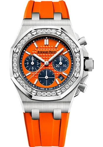 Audemars Piguet Royal Oak Offshore Selfwinding Chronograph Watch-Orange Dial 37mm-26231ST.ZZ.D070CA.01