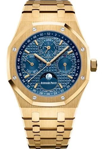 Audemars Piguet Royal Oak Perpetual Calendar Watch-Blue Dial 41mm-26574BA.OO.1220BA.01