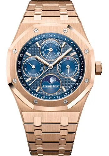 Audemars Piguet Royal Oak Perpetual Calendar Watch-Blue Dial 41mm-26574OR.OO.1220OR.02