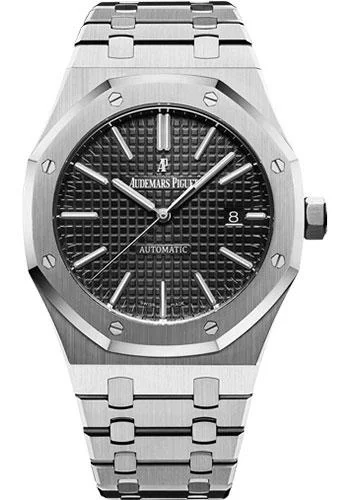 Audemars Piguet Royal Oak Selfwinding Watch - 41mm - Stainless Steel - Black Dial - Calibre 3120-Black Dial 41mm-15400ST.OO.1220ST.01