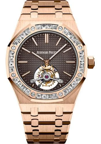 Audemars Piguet Royal Oak Tourbillon Extra-Thin Watch-Brown Dial 41mm-26516OR.ZZ.1220OR.01