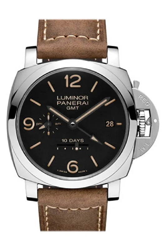 Panerai Luminor 1950 10 Days GMT Black Dial Men's Watch PAM00533