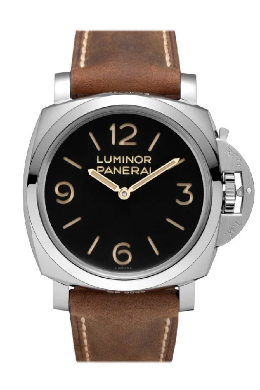 Panerai Luminor 1950 3 Days Acciaio 47mm Black Dial Men's Watch Pam00372