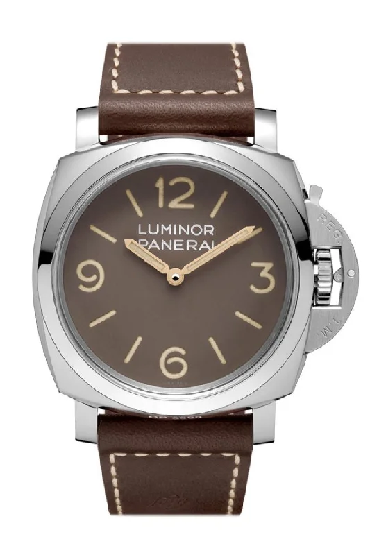 Panerai Luminor Marina 1950 3 Days Acciao 47mm Brown Dial Men's Watch Pam00663