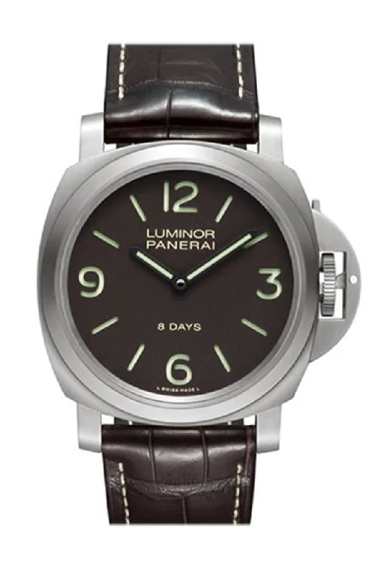 Panerai Luminor Base 8 Days Titanio Mechanical Men's Watch PAM00562