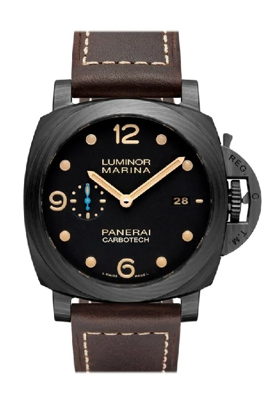 Panerai Luminor Marina 1950 Carbotech™ 3 Days Automatic 44mm Black Dial Men's Watch Pam00661