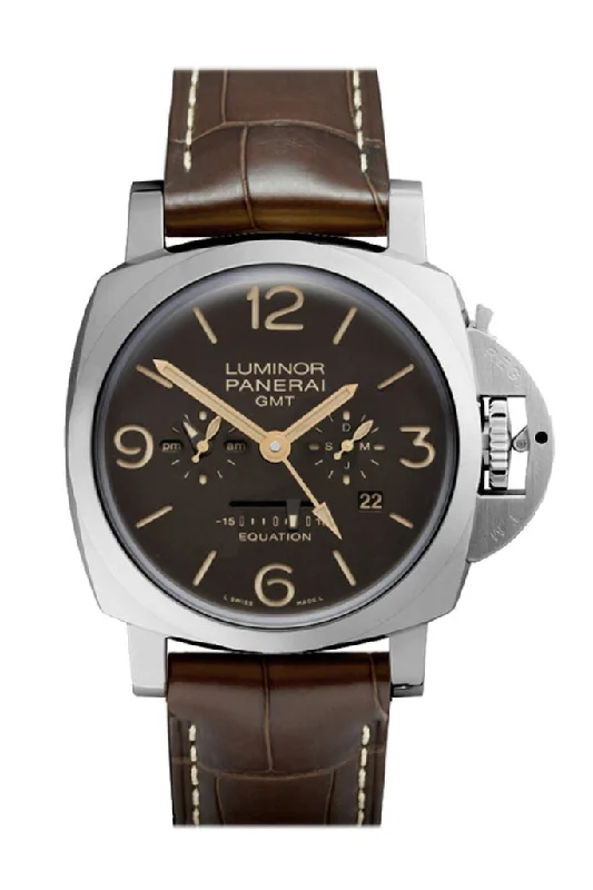 Panerai Luminor 1950 Equation Of Time 8 Days GMT Men's Watch PAM00656