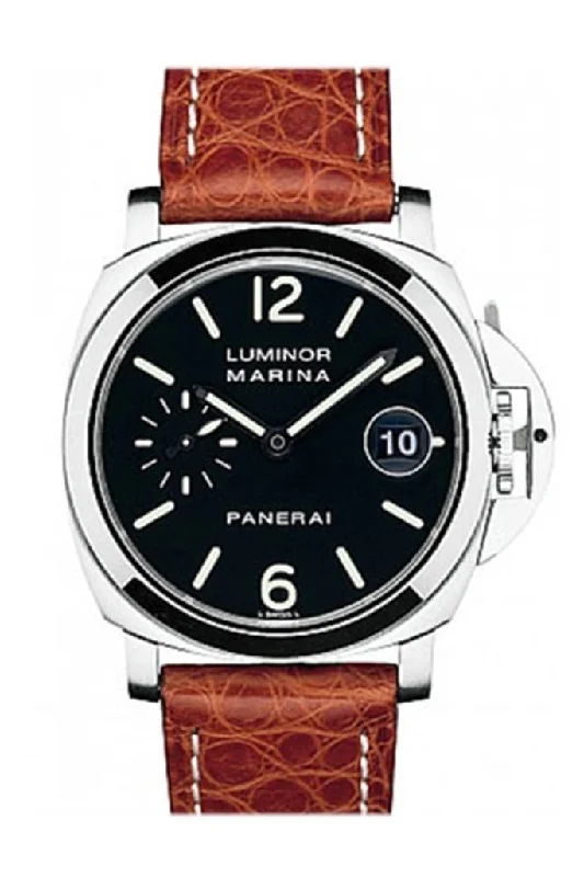 Panerai Luminor Marina Black Dial Automatic Men's Watch PAM00048