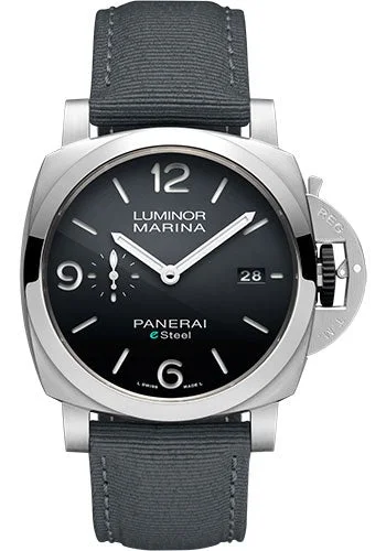 Panerai Luminor Marina eSteel‚Ñ¢ Grigio Roccia - 44mm Brushed Esteel Case - Polished Grey Gradient Esteel‚Ñ¢ Dial - PAM01358