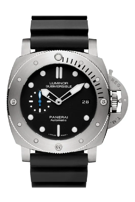 Panerai Luminor Submersible 1950 3 Days Automatic Titanio 47mm Black Dial Men's Watch Pam01305