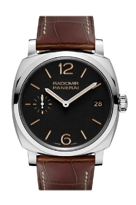 Panerai Radiomir 1940 3 Days Acciaio 47mm Black Dial Men's Watch Pam00514