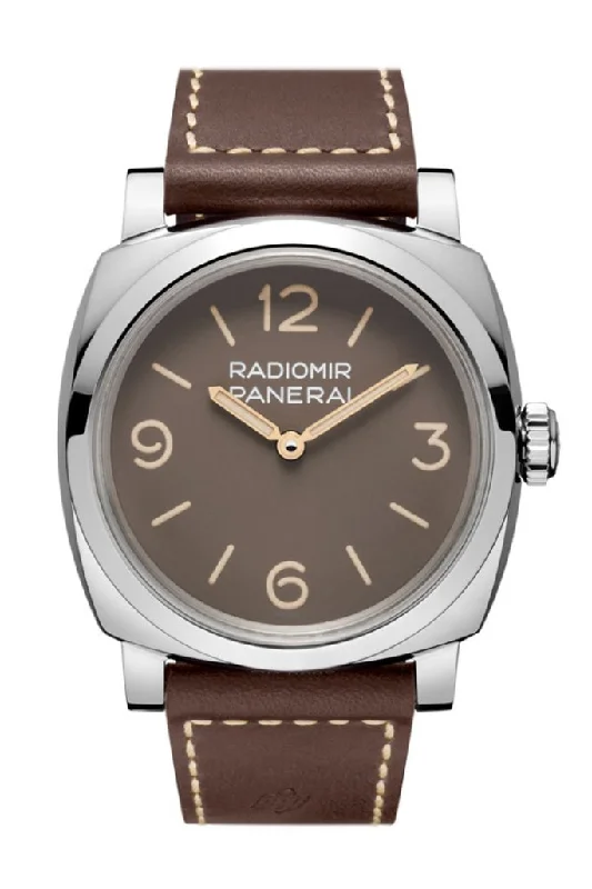 Panerai Radiomir 1940 Brown Dial 47mm Men's Hand Wound Watch PAM00662