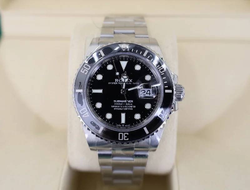 Rolex Steel Submariner Date Watch - Black Bezel - Black Dial - 2020 Release - 126610LN