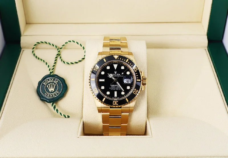 Rolex Submariner Date Yellow Gold 41mm Black Dial 126618LN