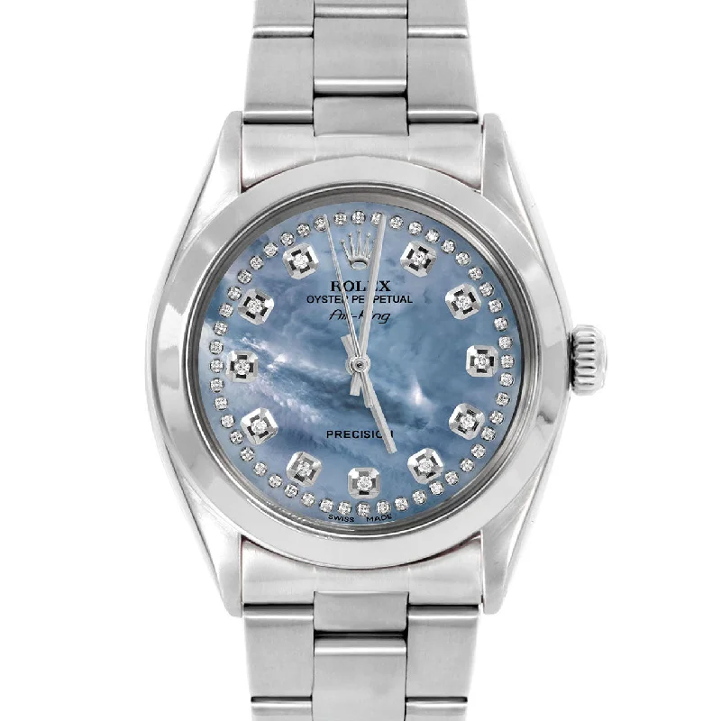 Rolex Air King 34mm | 5500-SS-BLMOP-STRD-SMT-OYS