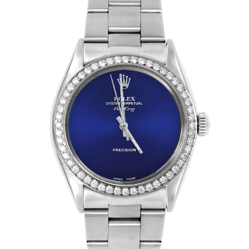 Rolex Air King 34mm | 5500-SS-BLU-NOHM-BDS-OYS