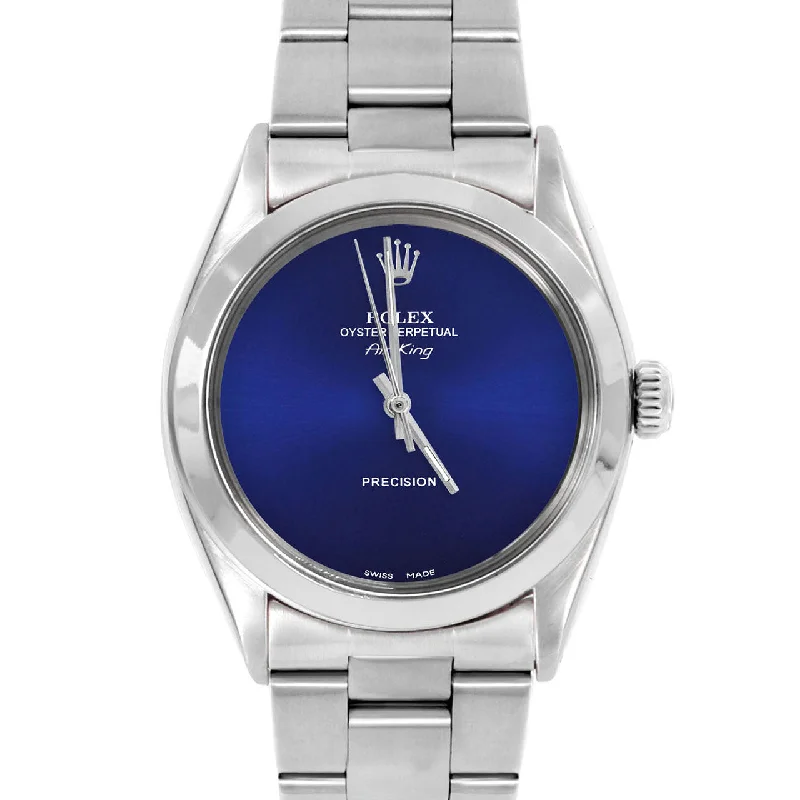 Rolex Air King 34mm | 5500-SS-BLU-NOHM-SMT-OYS