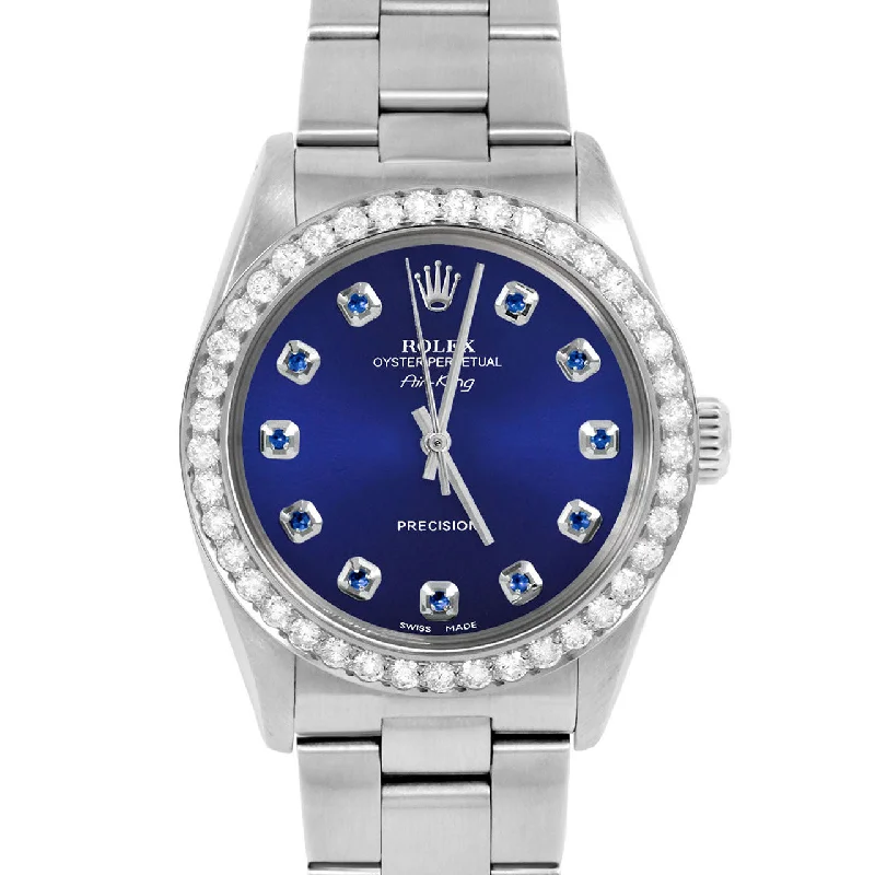 Rolex Air King 34mm | 5500-SS-BLU-SPH-AM-2CT-OYS