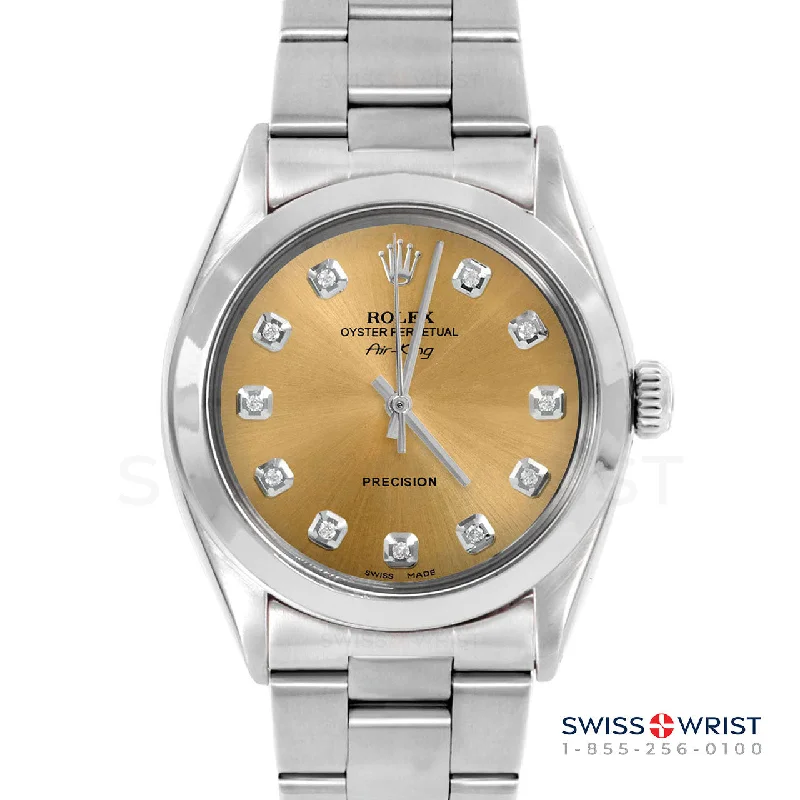 Rolex Air King 34mm | 5500-SS-CHM-DIA-AM-SMT-OYS