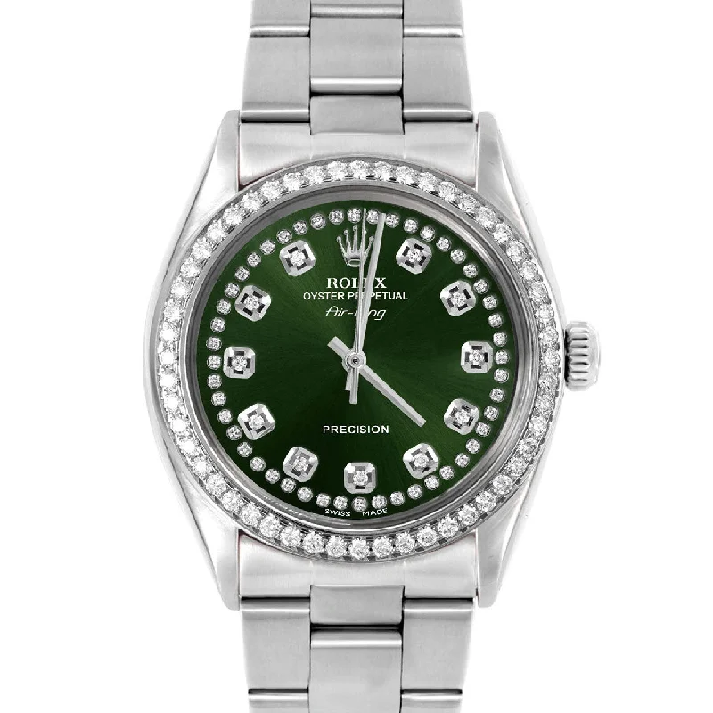 Rolex Air King 34mm | 5500-SS-GRN-STRD-BDS-OYS