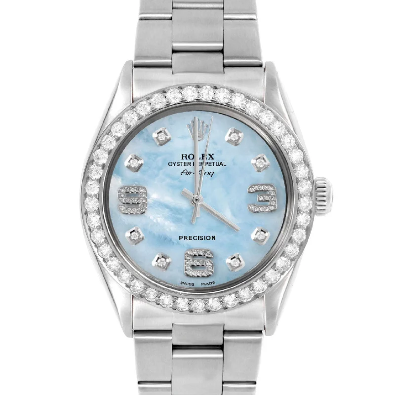 Rolex Air King 34mm | 5500-SS-LBMOP-8DA369-2CT-OYS