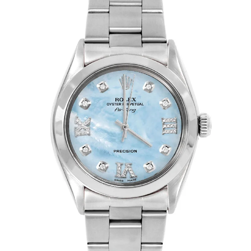 Rolex Air King 34mm | 5500-SS-LBMOP-8DR369-SMT-OYS