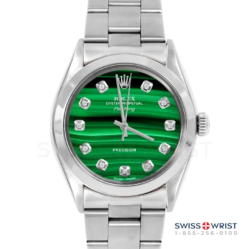 Rolex Air King 34mm | 5500-SS-MLC-DIA-AM-SMT-OYS