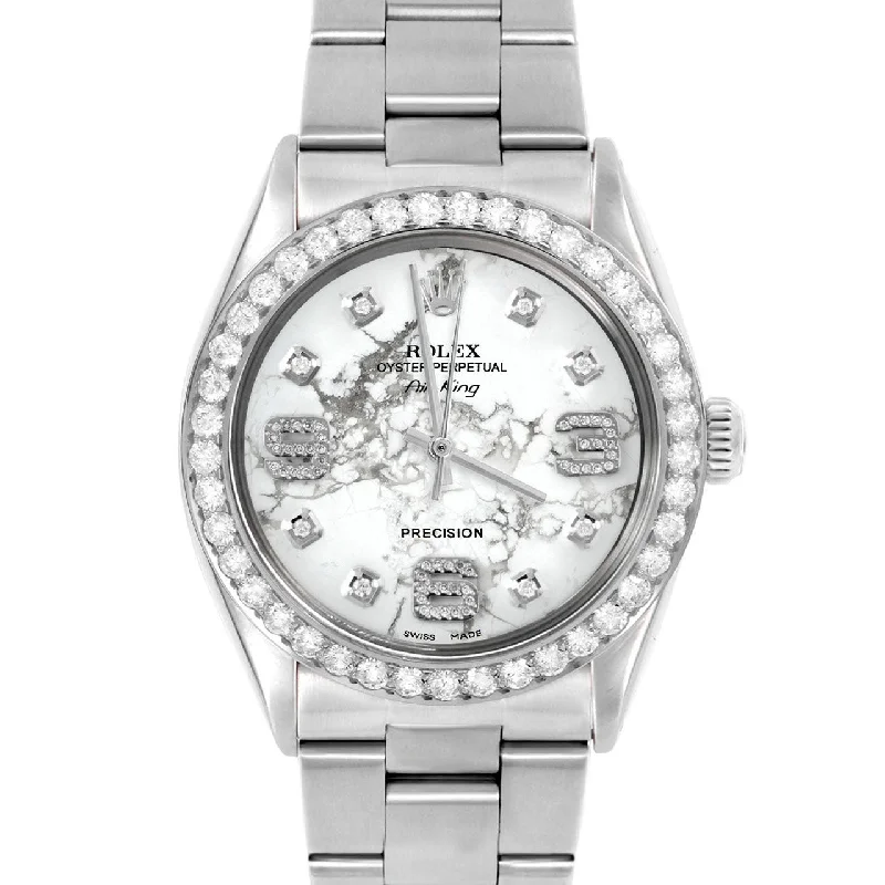 Rolex Air King 34mm | 5500-SS-MRB-8DA369-2CT-OYS