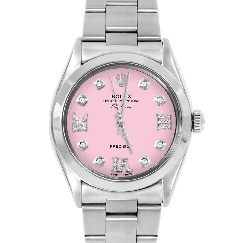 Rolex Air King 34mm | 5500-SS-PNK-8DR369-SMT-OYS