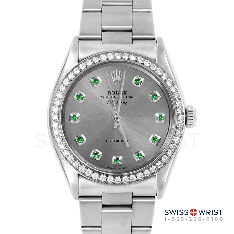 Rolex Air King 34mm | 5500-SS-SLT-EMD-AM-BDS-OYS