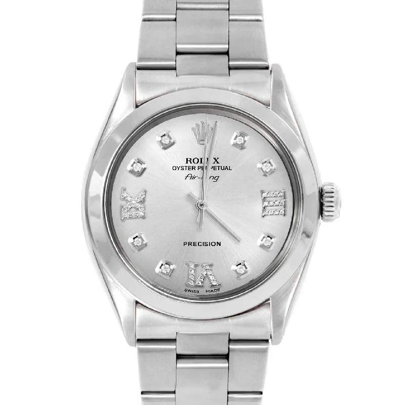 Rolex Air King 34mm | 5500-SS-SLV-8DR369-SMT-OYS