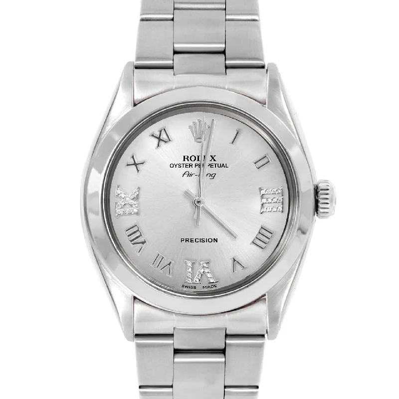 Rolex Air King 34mm | 5500-SS-SLV-RDR369-SMT-OYS