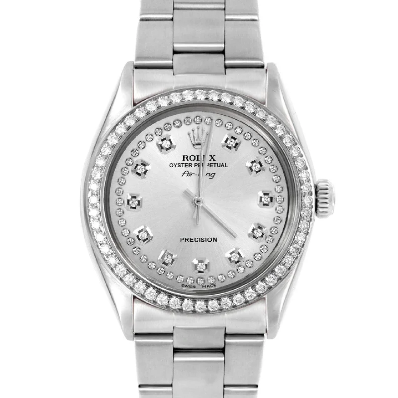 Rolex Air King 34mm | 5500-SS-SLV-STRD-BDS-OYS