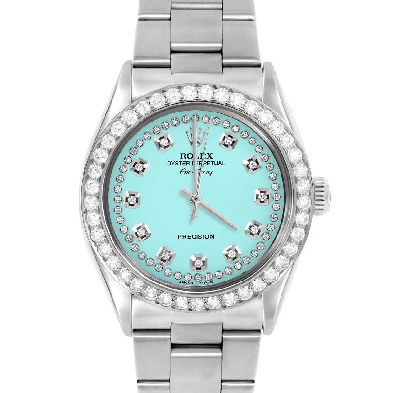 Rolex Air King 34mm | 5500-SS-TRQ-STRD-2CT-OYS