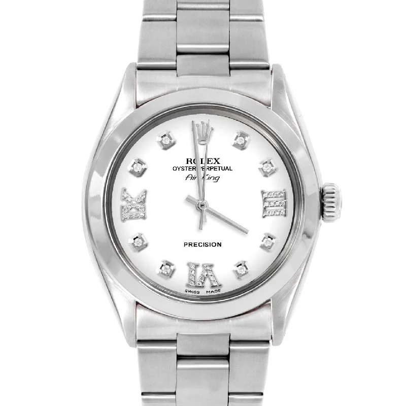 Rolex Air King 34mm | 5500-SS-WHT-8DR369-SMT-OYS