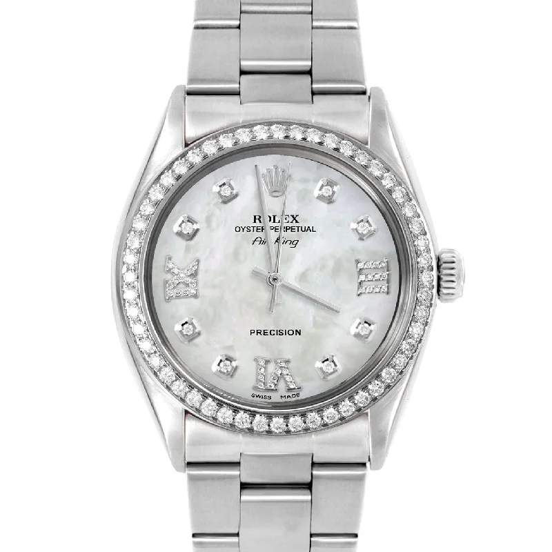 Rolex Air King 34mm | 5500-SS-WMOP-8DR369-BDS-OYS