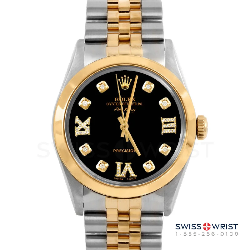 Rolex Air King 34mm | 5500-TT-BLK-8DR369-SMT-JBL