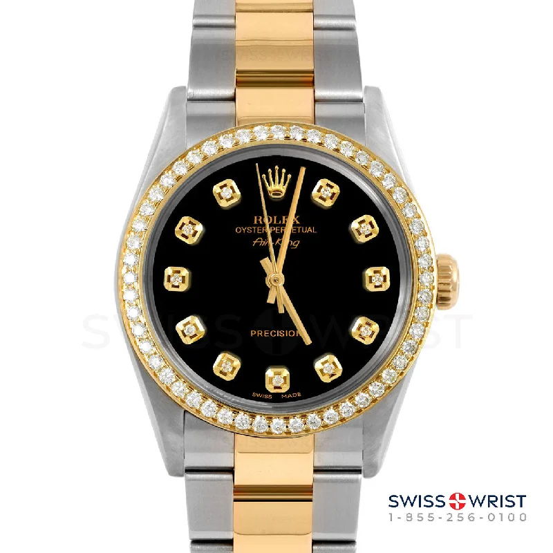 Rolex Air King 34mm | 5500-TT-BLK-DIA-AM-BDS-OYS