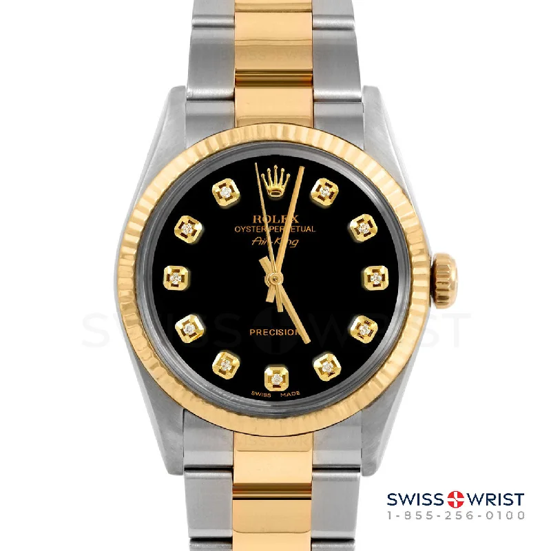 Rolex Air King 34mm | 5500-TT-BLK-DIA-AM-FLT-OYS