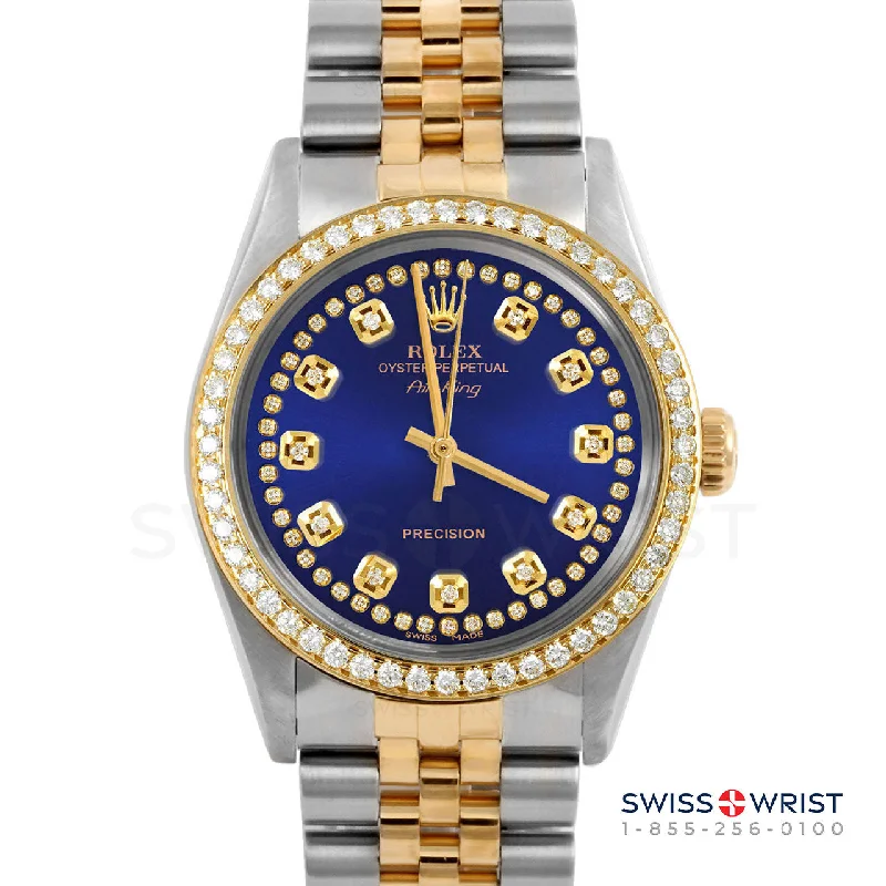 Rolex Air King 34mm | 5500-TT-BLU-STRD-BDS-JBL