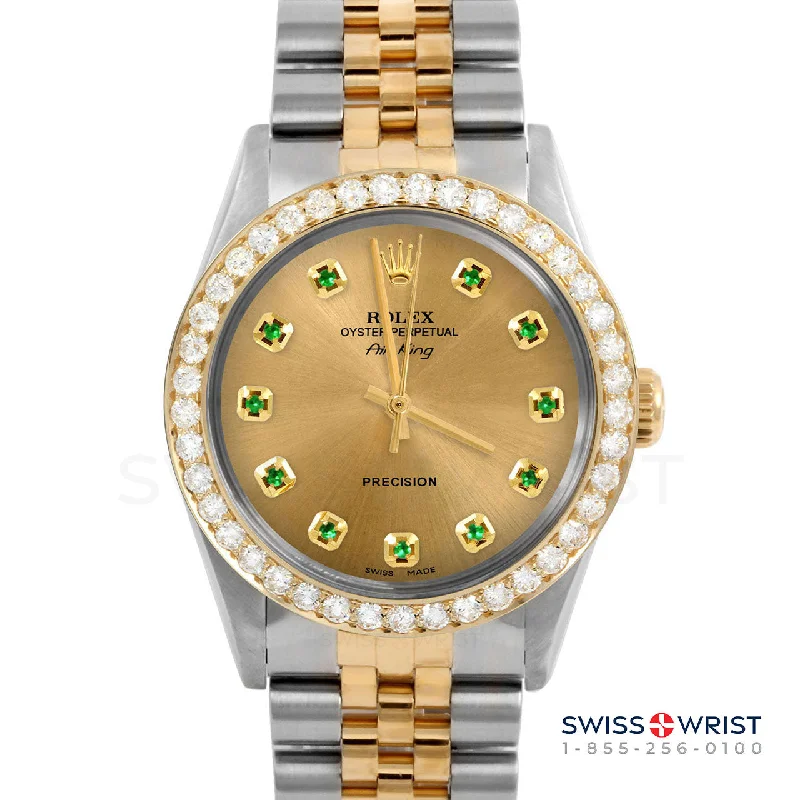 Rolex Air King 34mm | 5500-TT-CHM-EMD-AM-2CT-JBL