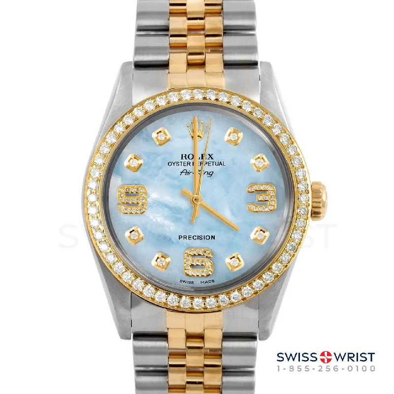 Rolex Air King 34mm | 5500-TT-LBMOP-8DA369-BDS-JBL