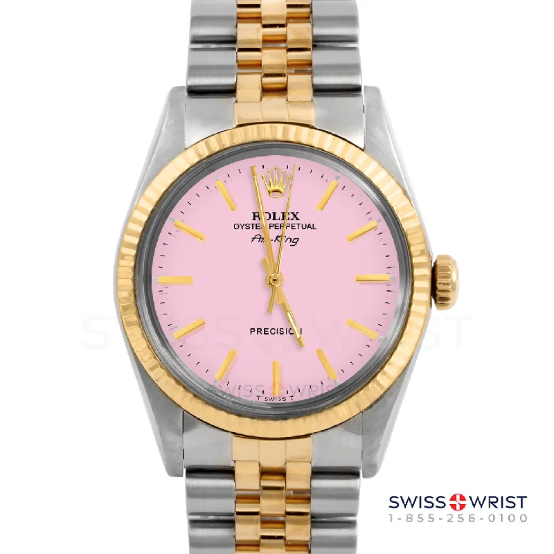 Rolex Air King 34mm | 5500-TT-PNK-STK-FLT-JBL