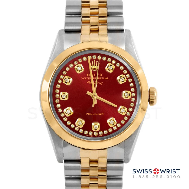 Rolex Air King 34mm | 5500-TT-RED-STRD-SMT-JBL