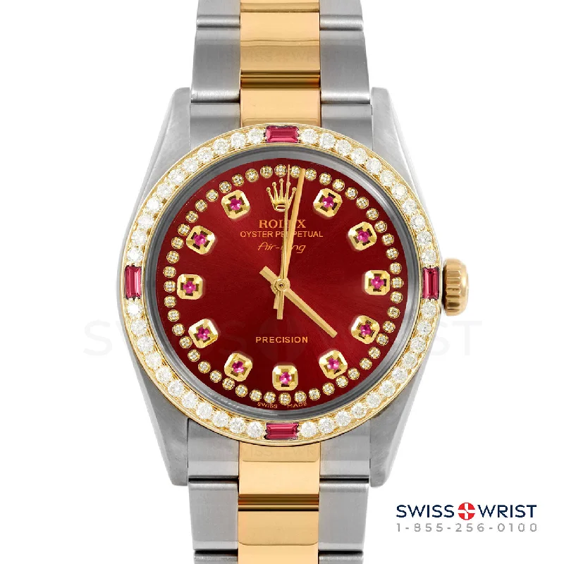 Rolex Air King 34mm | 5500-TT-RED-STRR-4RBY-OYS