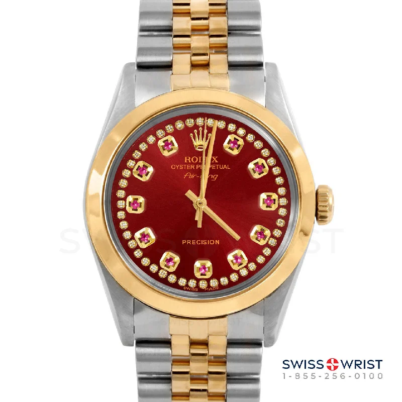 Rolex Air King 34mm | 5500-TT-RED-STRR-SMT-JBL