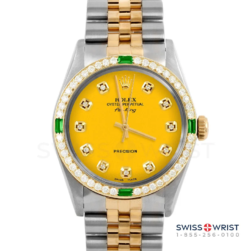 Rolex Air King 34mm | 5500-TT-YLW-DIA-AM-4EMD-JBL