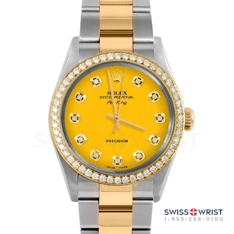 Rolex Air King 34mm | 5500-TT-YLW-DIA-AM-BDS-OYS