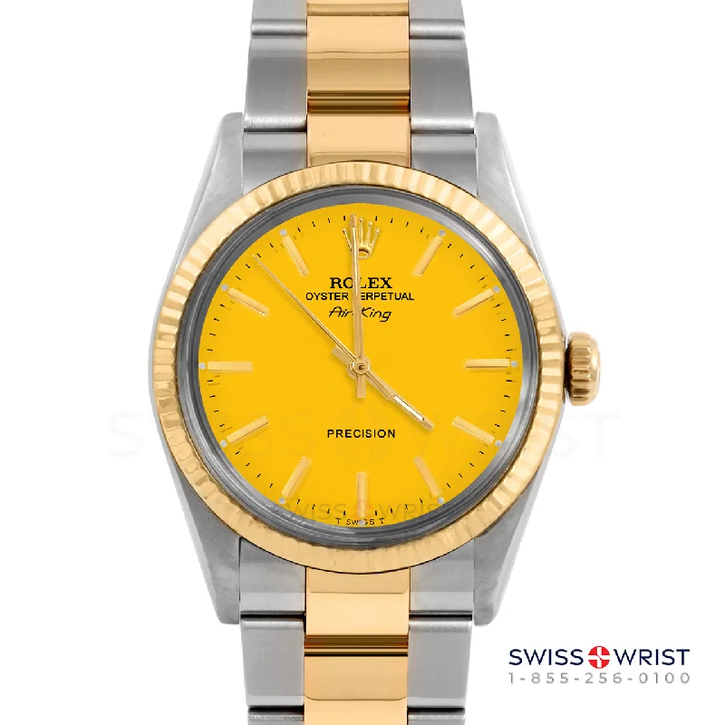 Rolex Air King 34mm | 5500-TT-YLW-STK-FLT-OYS